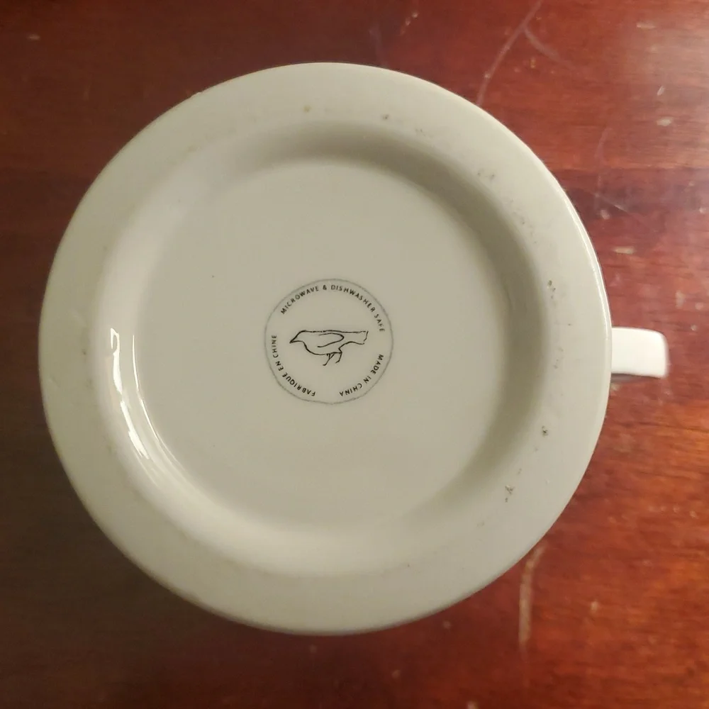 Anthropologie Monogram Initial Letter M Coffee Tea Mug - Picture 9 of 9